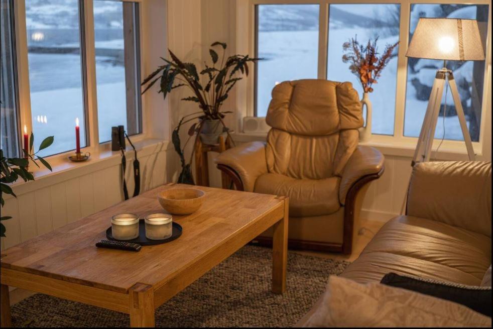 Secluded Northern Light Apartment With Great View! Selnes  Exterior photo
